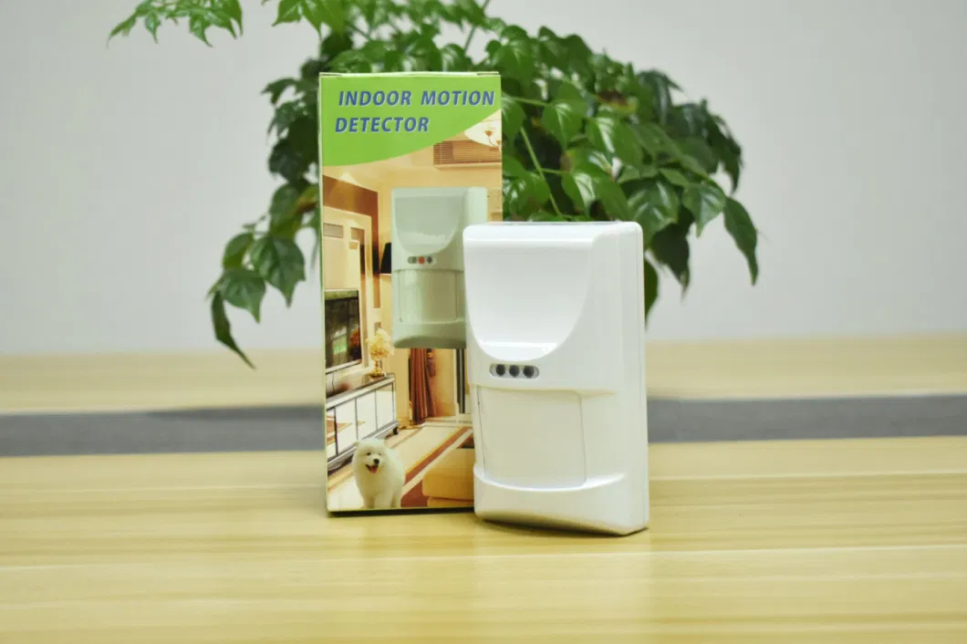 Indoor Digital Wireless PIR Detector with 25kg Pet Immunity, 3.6V Lithium Battery